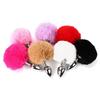 Unisex Metal Anal Plug with Plush Tail