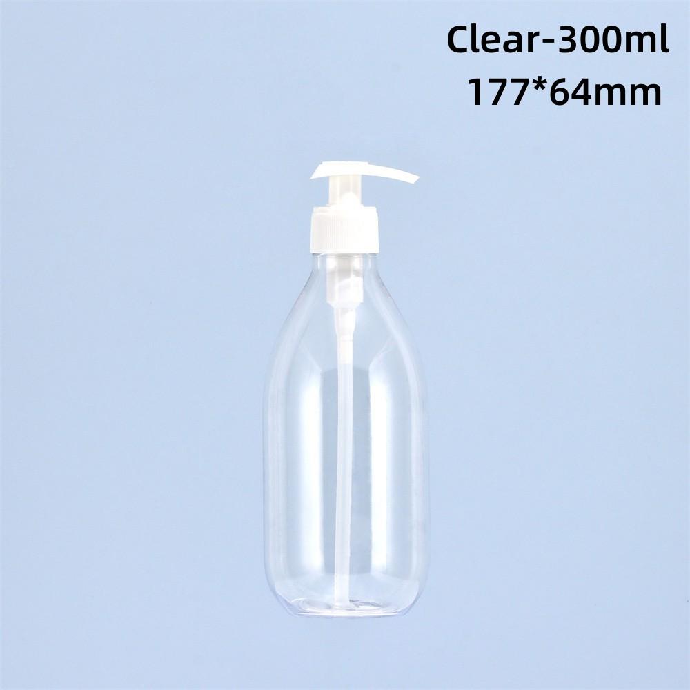 300ml/500ml Portable Travel Refill Empty Pump Bottle Bathroom Shampoo Shower Soap Dispenser Kitchen Dish Hand Liquid Sub-bottle