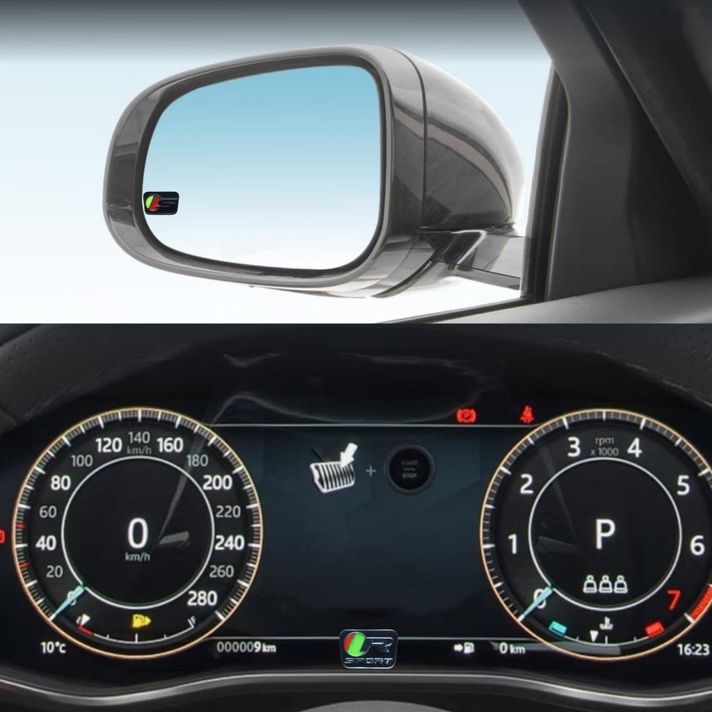 1Pc Metal S/R Sport Logo Car Emblem Badge Sticker Decoration Decal for XK X Type F Pace I-pace XJL S-Type F-Type XJ XF XE E-pace XJS