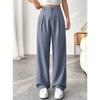 European And American 2026 Commuter High Waisted Loose Fit Trousers Spring Summer Essential Casual Wide Leg Pants For Women