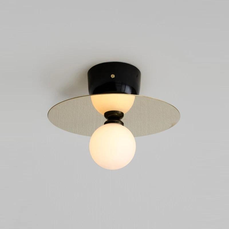 Nordic Led Ceiling Lights Italy Designer Modern Ceiling Lamp Copper Gold Study Aisle Bar Wall Light Home Decor Lighting Fixtures