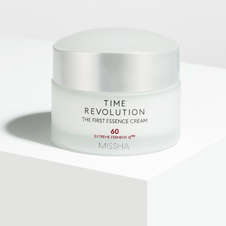 MISSHA Time Revolution The First Essence Cream 50ml Hydrating Brightening Moisturizer for Glowing Skin