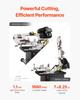 Metal Band Saw 1.1 KW 7 X 8.25 In Cutting Capacity Horizontal and Vertical Cutting 4 Speeds Variable Speed Bandsaw 220V 0° To 45° Rotatable Base for