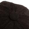 Winter Vintage Newsboy Cap Men Herringbone Pattern Women's Beret Autumn Warm For Male Flat Caps Octagonal Hat Elastic Adjustable