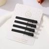 4Pcs Black Frosted Hair Clip Fashionable Trendy Hair Clips Hair Accessories Temperament Women Accessories Versatile Hair Clip