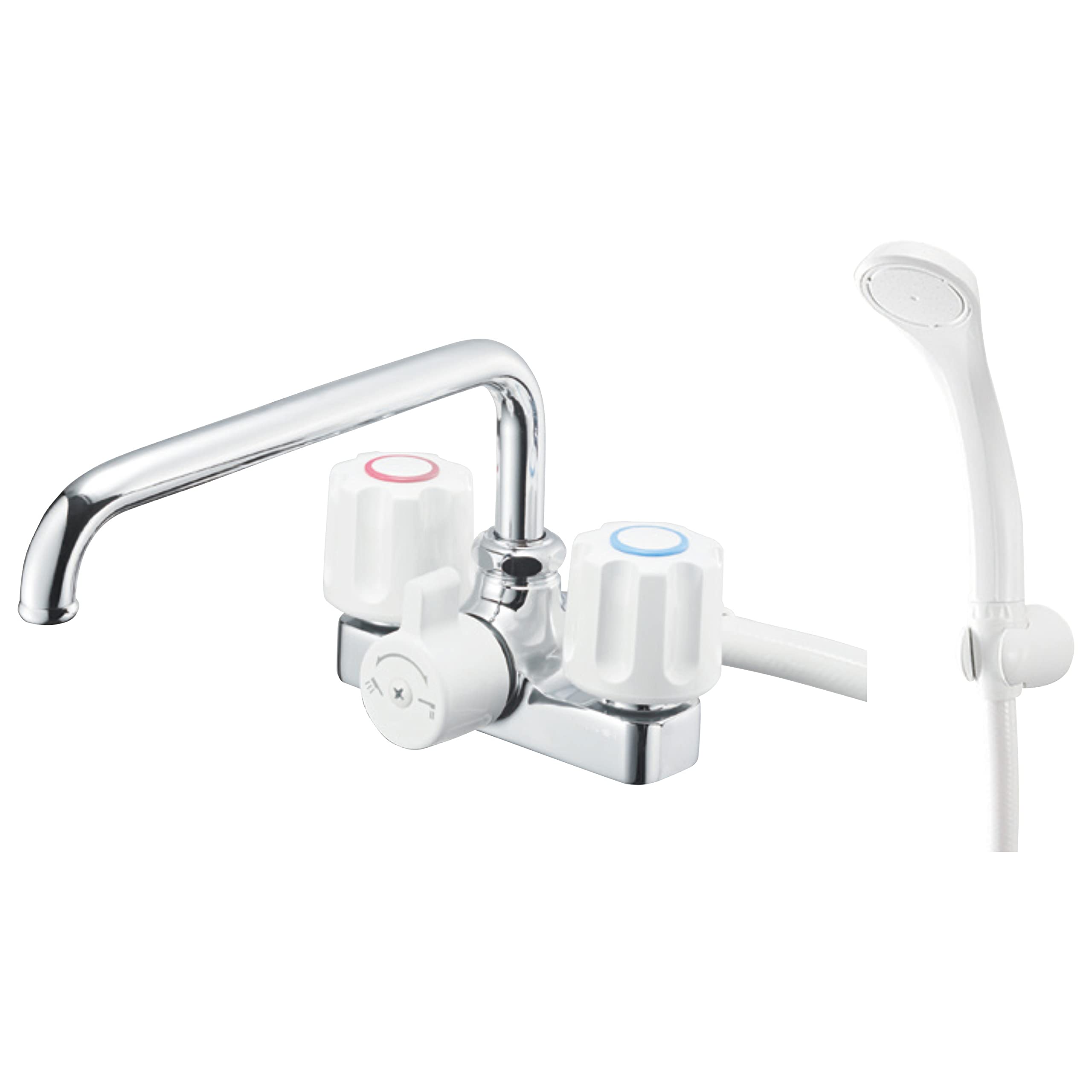 

SANEI Deck Shower Hose 102mm for General and Cold Two-Valve Mixer, 1.6m Length, Plumbing, Climates, Silver, SK71-W-13