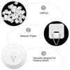 10Pcs Self-adhesive Plate Holder Vertical Plate Storage Hooks  for Art Photo Frames Hanging