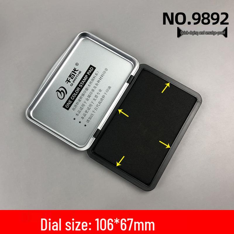 Large Quick-Drying Four-Color Ink Pad for Office Use and Newborn Hand/Footprints.