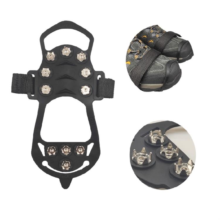 Ice Snow Grip Teeth Grippers NonSlip Winter Ice Grippers with 11 Teeth Shoe Boot Cleats for Winter Outdoor Activity