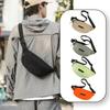Casual Men's Chest Bag Waterproof Crossbody Fanny Pack Fashion Nylon Shoulder Bag Unisex
