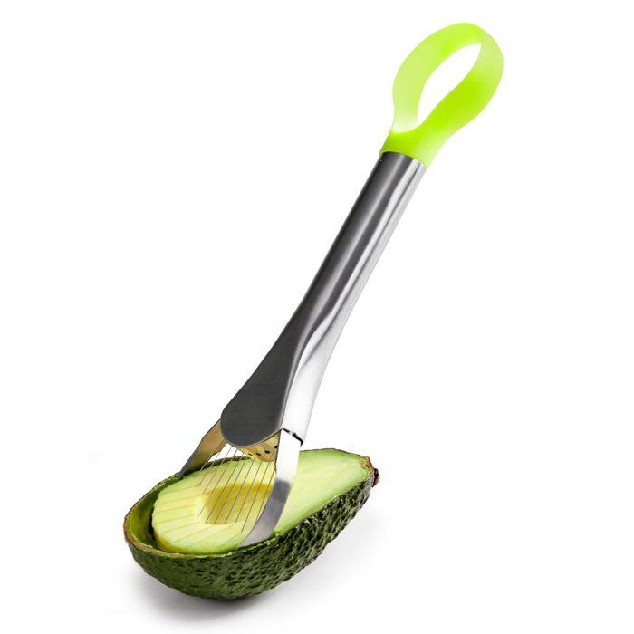 TRANCHE AVOCATS INOX ET PLASTIQUE