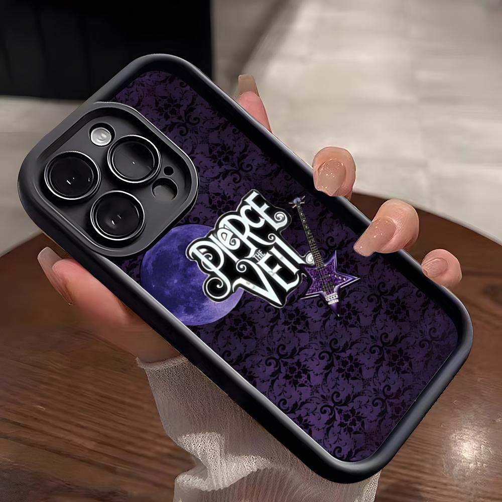Rock Band PIERCE VEil Phone Case For IPhone 17 Pro Max 15 Pro 16 14 Plus 12 13 Mini 11 Pro Shockproof Soft Cover