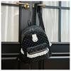Sweet and Adorable Double-shoulder Bag for Girls, High School Appearance, Light-hearted Schoolbag, Fresh and Cute Backpack