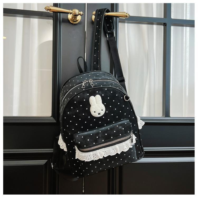 Sweet and Adorable Double-shoulder Bag for Girls, High School Appearance, Light-hearted Schoolbag, Fresh and Cute Backpack