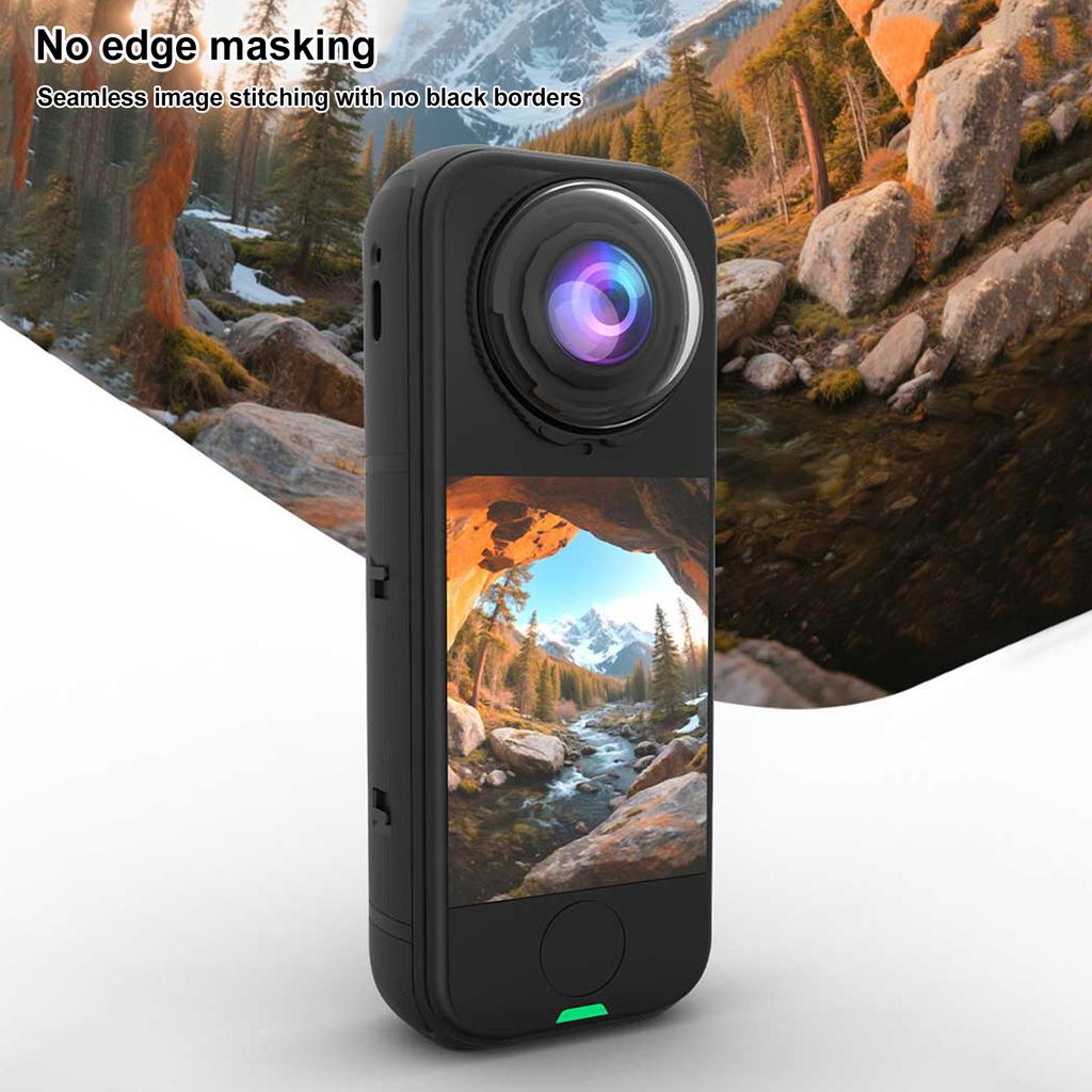 Lens Protector Tempered Glass Protective Lens Cap Cover for Insta360 X4 Air Camera Accessories