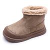 2025 Winter Baby Schneestiefel: Warm, wadenhoch, mit Samt gefüttert, flache Sohle, runde Spitze