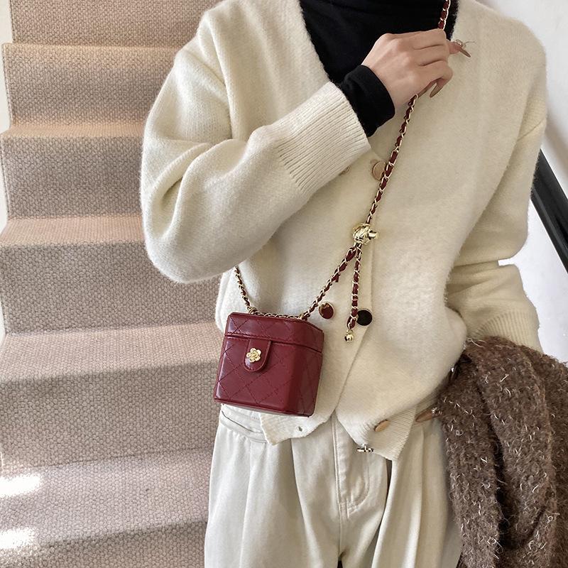 New Xiaoxiangfeng Mini Children's Golden Ball Box Bag Crossbody Parent-Child Accessories Small Bag Women's Bag