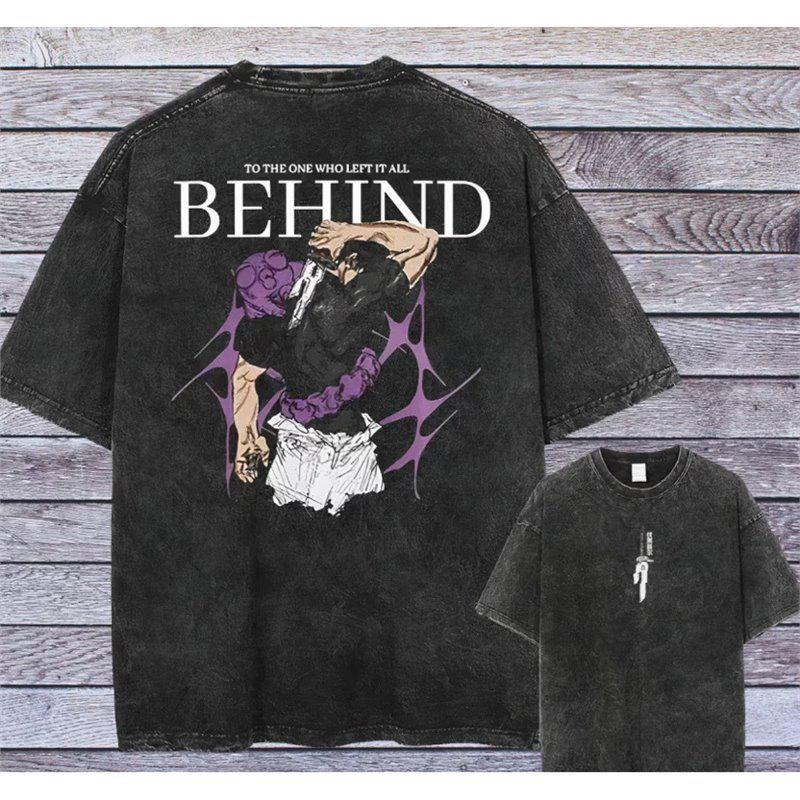 Custom Anime Wash Short-Sleeve Tee 2024