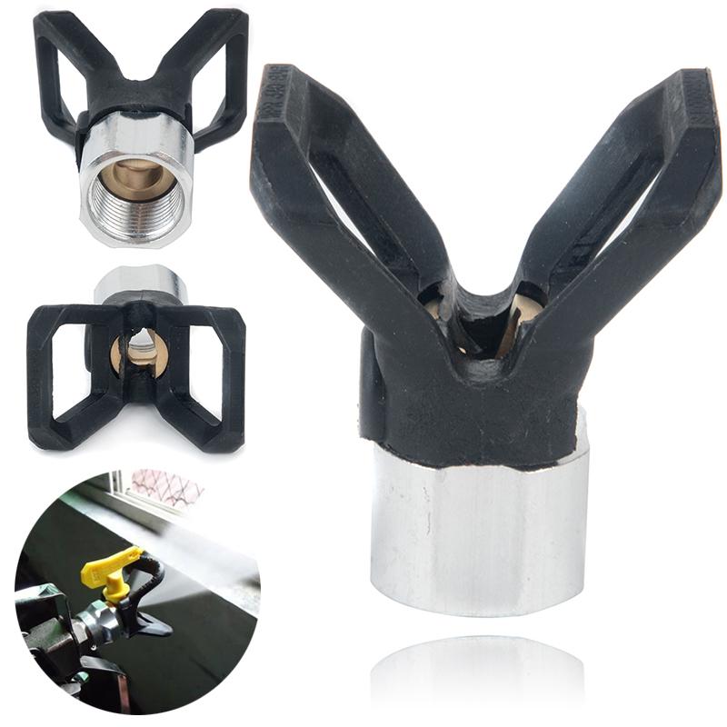 Black Airless Paint Flat Tip Guard Nozzle Seat for Wagner Graco Titan Spray Tool