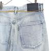 Levi's Big E BARREL CROP Denim pants w26 With leather strap Women Used