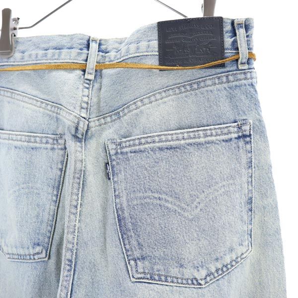 Levi's Big E BARREL CROP Denim pants w26 With leather strap Women Used