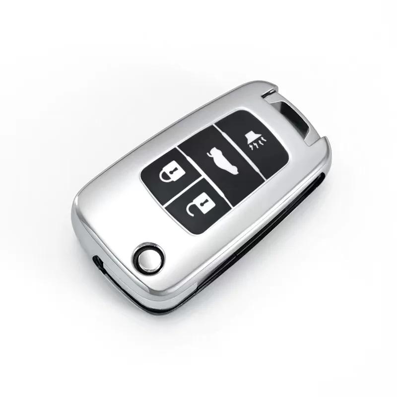 TPU Shell For Chevrolet Cruze Aveo Trax Sail Malibu Captiva Opel Vauxhall Astra J Corsa Insignia Mokka Car Flip Key Case Cover