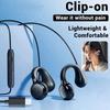Ear Clip Type Earclip Headphones Bone Conduction Clip On Headphones Wired Headphones For Running