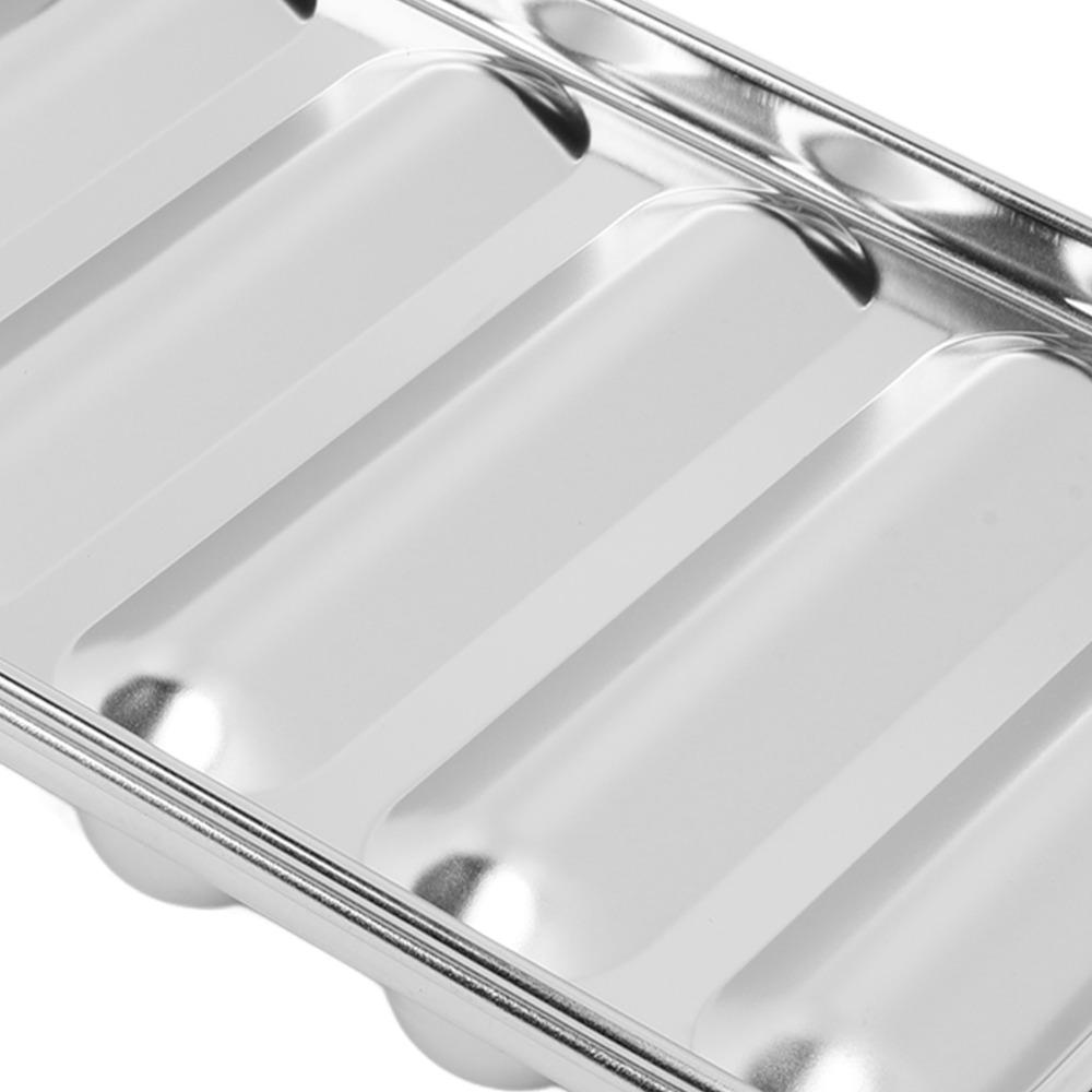 6-Cavity Sausage Mold Silver Sausage Baking Mold Durable Hot Dog Mold  Multi-Purpose