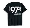 Classic Vintage Born in 1974 Retro 70s Style Birthday Year Tshirt Men Women Unisex T Shirt Streetwear Comfort Summer Cotton Tee