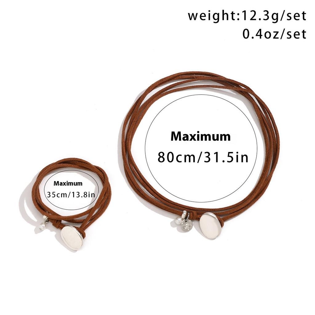 Double clavicle chain chocker collar ethnic style turquoise simple sweet cool necklace