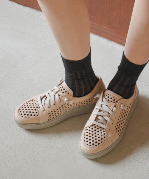 [GISSE] Ness Punching Platform Sneakers GIS-46237 Pink-225