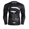 3D Printed T-Shirt Men's Compression Shirt Long Sleeve Top High Elastic Fitness T-Shirt Cosplay Clothing