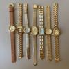 Niche Antique Vintage Watch Women'S Niche Light Luxury Retro Exquisite High-End Gold Steel Belt Watch