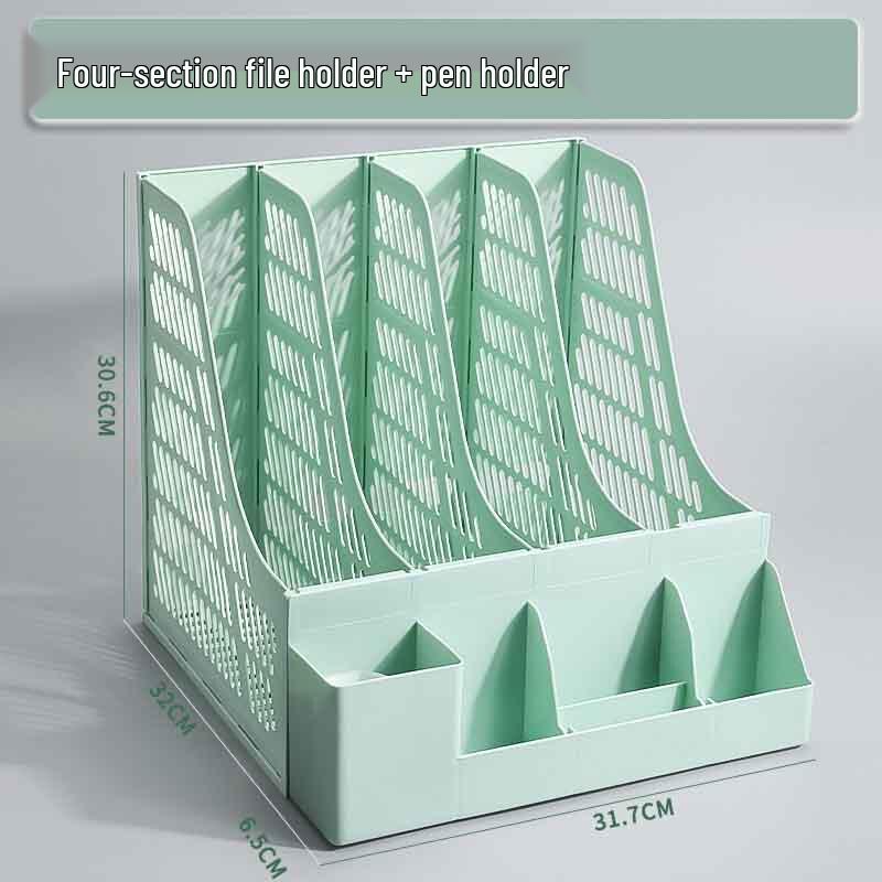 Shou Li Ares Desktop File & Pen Organizer 5-Pack