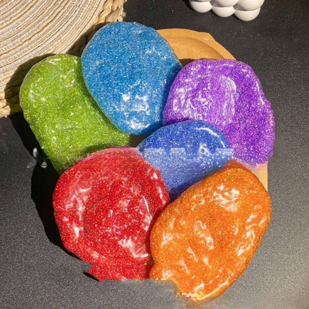 

Simulation TPR Crystal Ball Elastic Slow Rebound Toy Funny Hand Made Ball Pinch Toy Kid Gift червоний
