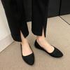 Large Size Women's Shoes, Flat-bottomed Single Shoes, Fashion All-match Retro Soft-soled Shoes