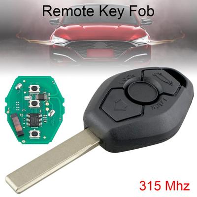 3 Buttons 315/433/315LP/868 MHz Remote Key with ID7944 ID46 Chip Fit for CAS2 5 Series E46 E60 E83 E53 E36 E38