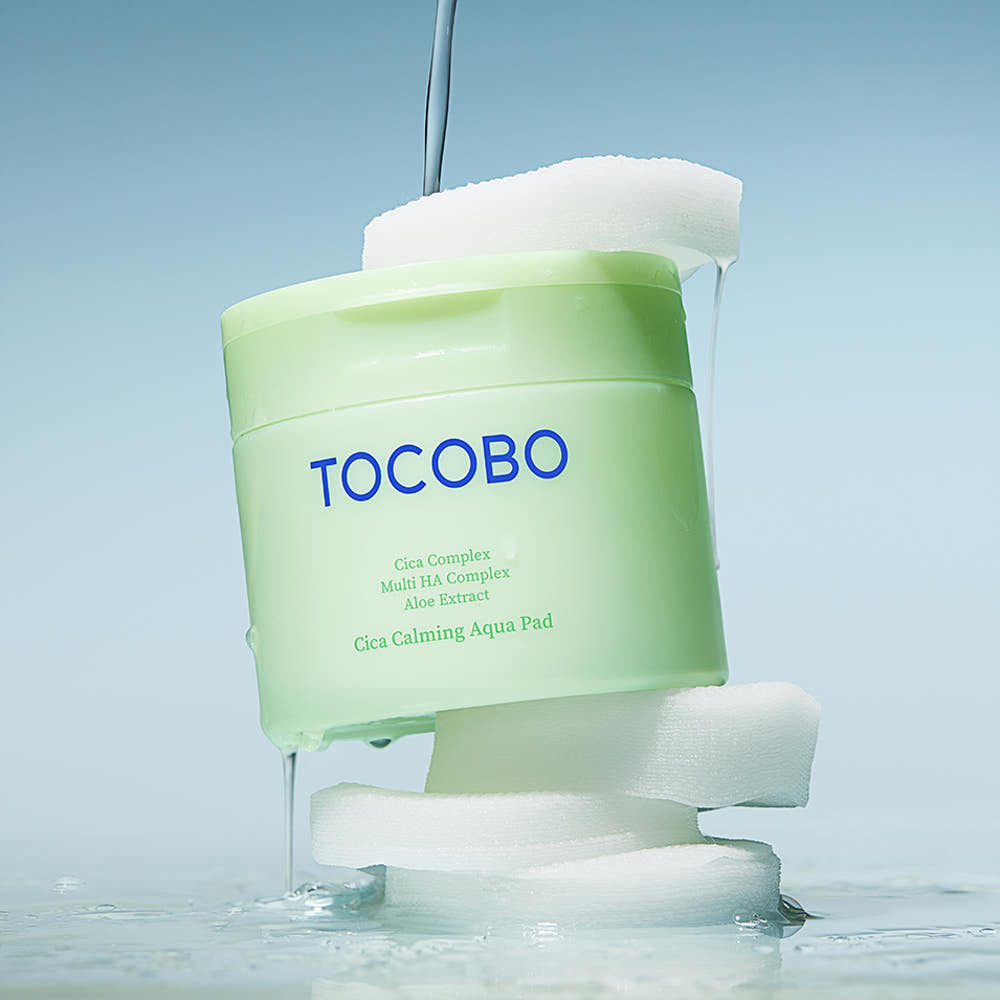 TOCOBO Cica Calming Aqua Soothing Fit Pad 60 Pads Hydrating Sensitive Skin Care