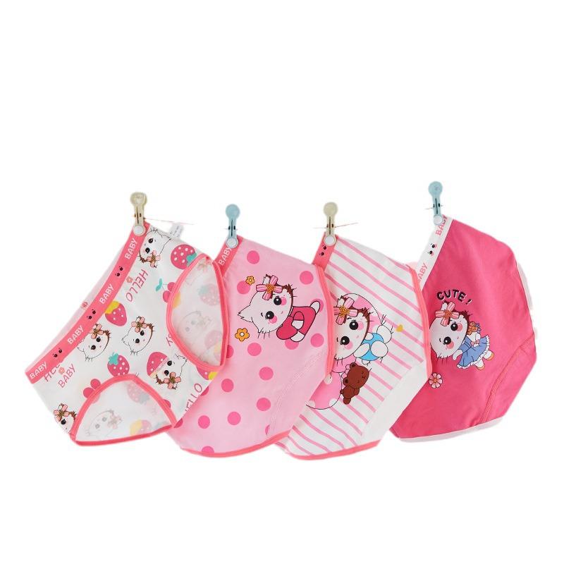 Girls' Pure Cotton Boxer Briefs - Comfortable, Non-Pinching Underwear for Children