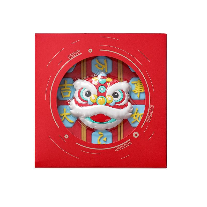Chinese-style Refrigerator Stickers, Soft Adhesive Magnetic Stickers, Festival Soft Magnetic Three-dimensional Refrigerator Decoration