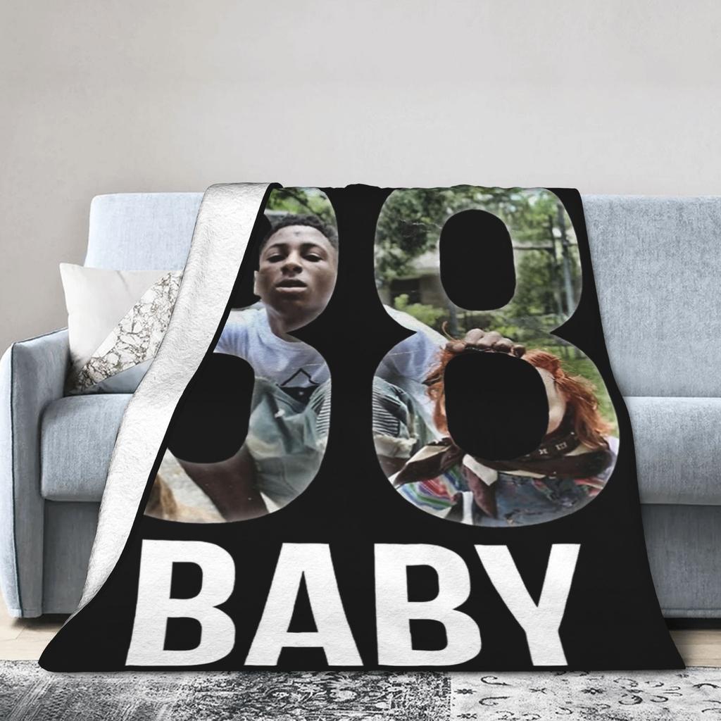 Rapper Young Boy Never Broke Again MASA Tour 2025 Throw Blanket for Couch Soft Cozy Plush Blanket Bedspreads for All Seasons