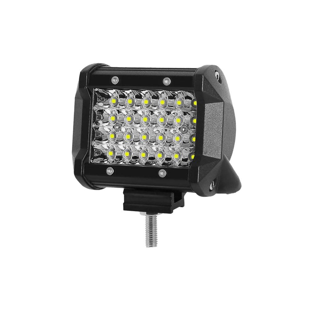 4-inch Automotive LED Work Light 4-row Ultra Bright 72W Motorcycle Spotlight Off Road Vehicle Roof Light Accessories