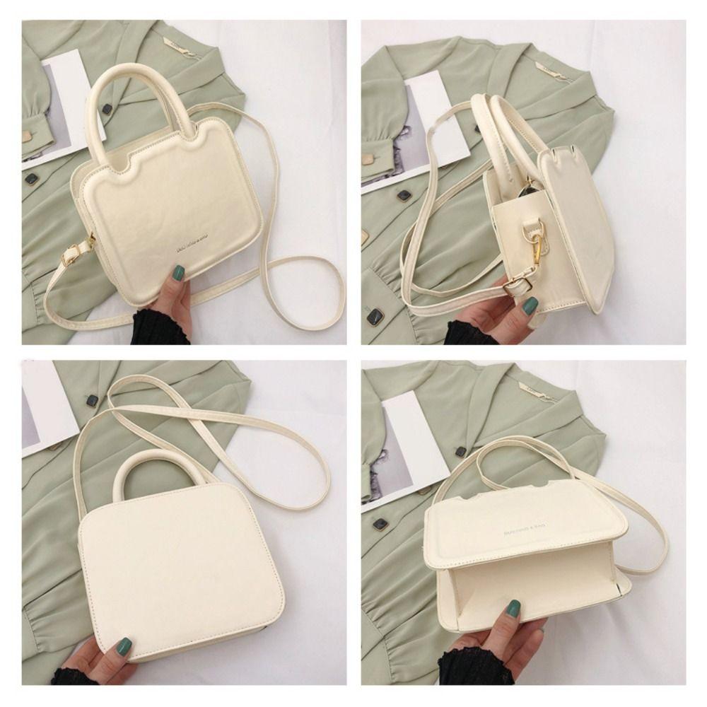 Minimalist Square Underarm bag PU Leather Ladies Shoulder Bag Small Messenger Bag  Girls