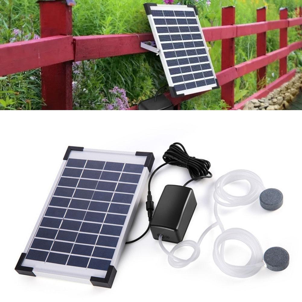 Solar Powered Pond Oxygenator 5W Oxygen Pump for Fish Tank Aquarium Featuring Adjustable Solar Panel and Maintenance