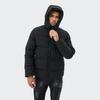 adidas Logo Print Zip Hooded Down Jacket Unisex Grey HZ2594