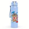 1PC Beach Cooler First Aid Kit 750ml Color Plastic Sports Water Bottle Leakproof Flip Straw Lid Suitable for Sports Office Home Use