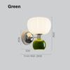 New Nordic Home Decor Wall Lamps Plastic Material Lightings Modern Soft Style Pumpkin Shape Bedroom Lustres