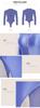 Solara Collection Skinny Long Sleeve Solid Color Spandex Ultra High Leg Swimsuit Bodysuit Water Blue [AMORESY] T-Back (023) (XXXL, Green)