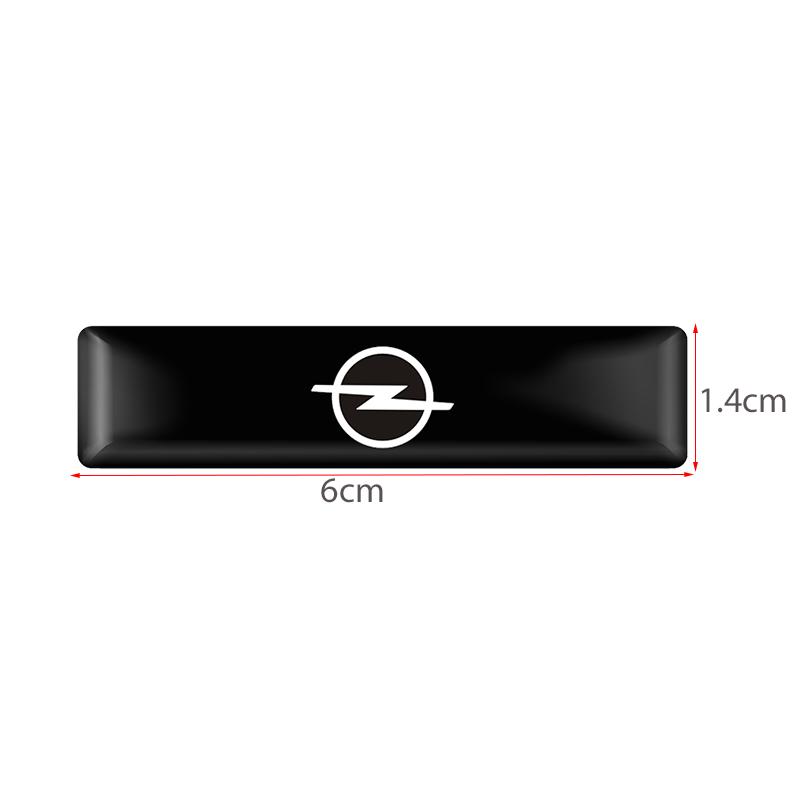 AAGW1 5pcs 3D OPC LINE Emblem Car Side Fender Tail Badge Decor Sticker For Opel Astra H J Insignia Mokka Zafira Corsa Vectra D Antara