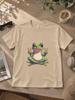 Funny Frog Shirt, Peace Frog Graphic Tee, Cute Frog T-Shirt, Chill Frog Shirt, Kawaii Animal Tee, Weird Humor Gift